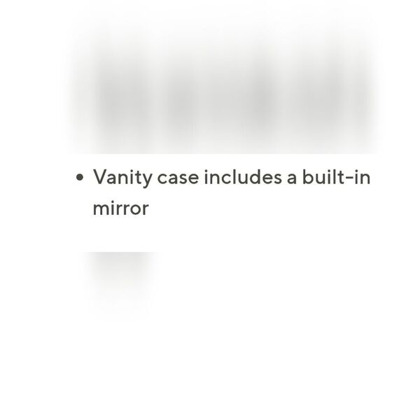 Triforce Elite Avignon Collection Hard Side Vanity Travel Case - Picture 3 of 9